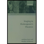 Staging in Shakespeares Theatres