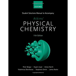 Atkins' Physical Chemistry - Student Solutions Manual 11th edition ...