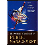 Oxford Handbook of Public Management