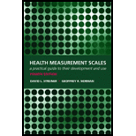 Health Measurement Scales A practical guide to their development and Use