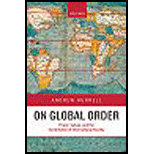 On Global Order  Power, Values, and the Constitution of International Society