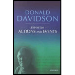 Essays on Actions and Events