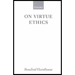 On Virtue Ethics