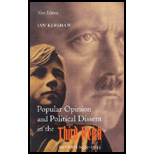 Popular Opinion and Political Dissent in the Third Reich  Bavaria 1933 1945