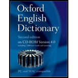 Oxford English Dictionary 4.0 CD (Software)