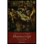 Dictionary of English Manuscript Terminology 1450 to 2000