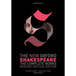 New Oxford Shakespeare Modern Critical Edition The Complete Works 16 Edition, by Gary Taylor - ISBN 9780199591152