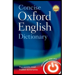 Concise Oxford English Dictionary