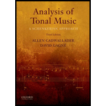 Analysis of Tonal Music