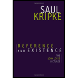 Reference and Existence  John Locke Lectures