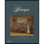 Music of the Baroque An Anthology of Scores (Spiral)