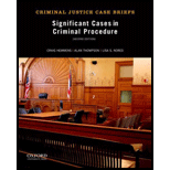 Significant Cases in Criminal Procedure