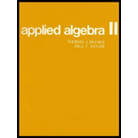 Applied Algebra II