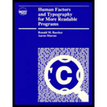 Human Factors and Typography for More Readable Programs