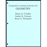 Cooperative Learning Activities for Geometry