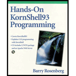 Hands-On Kornshell 93 Programming / With CD-ROM - Barry Rosenberg
