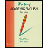 Writing Academic English 3rd edition (9780201340549) 