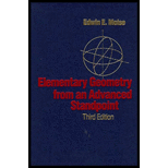 Elementary Geometry from a Advanced Standpoint