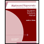 Algebra and Trigonometry (Student Solutions Manual) - Marvin L. Bittinger