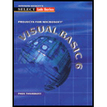 Projects for Microsoft : Visual Basic 6 / With CD-ROM -  Paul Thurrott, Paperback