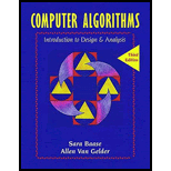 Computer Algorithms  Introduction to Design and Analysis