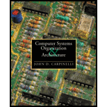 Computer Systems Organization and Architecture