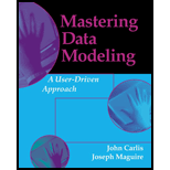 Mastering Data Modeling  A User Driven Approach