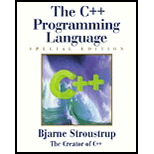 C++ Programming Language Special Edition