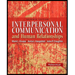 Interpersonal Communication and Human Relationships