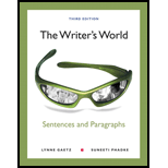 Writers World  Sentences and Paragraphs  With Access