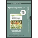 Children and Their Development -  Robert V. Kail, Access Code