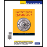 Invitation to Psychology (Looseleaf)