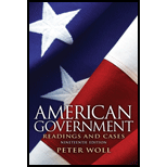 American Government  Readings and Cases