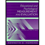 Educational and Psychological Measurement and Evaluation