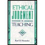 Ethical Judgment in Teaching