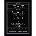 Thematic Apperception Test, Childrens Apperception Test, and Senior Apperception Technique in Clinical Use