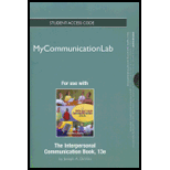 Interpersonal Communication with Mycommunlab   Access Card