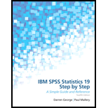 IBM SPSS Statistics 19 Step by Step