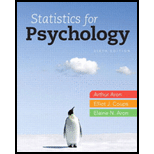 Statistics for Psychology