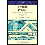 Deficit Politics  The Search for Balance in American Politics