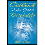 Childhood Motor Speech Disability