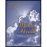 Mental Health  Dimensions of Self Esteem and Emotional Well Being