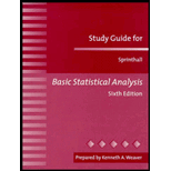 Basic Statistical Analysis, Study Guide