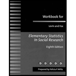 Elementary Statistics in Social Research / Workbook -  Jack Levin and James Alan Fox, Paperback