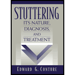 Stuttering  Its Nature, Diagnosis and Treatment