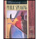 Mastering Public Speaking (Study Guide) -  George Grice and John Skinner, Paperback