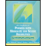 Introduction to Persons with Moderate and Severe Disabilities  Educational and Social Issues