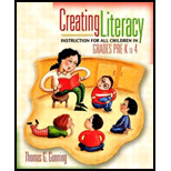 Creating Literacy Instruction for All Children in Grades Pre K to 4   Text