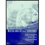 Mass Communication Research and Theory