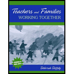 Teachers and Families Working Together